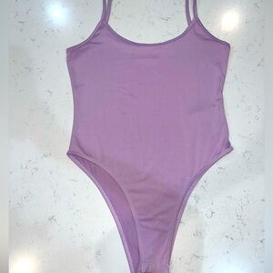 Women’s Lavender Bodysuit Spaghetti Strap